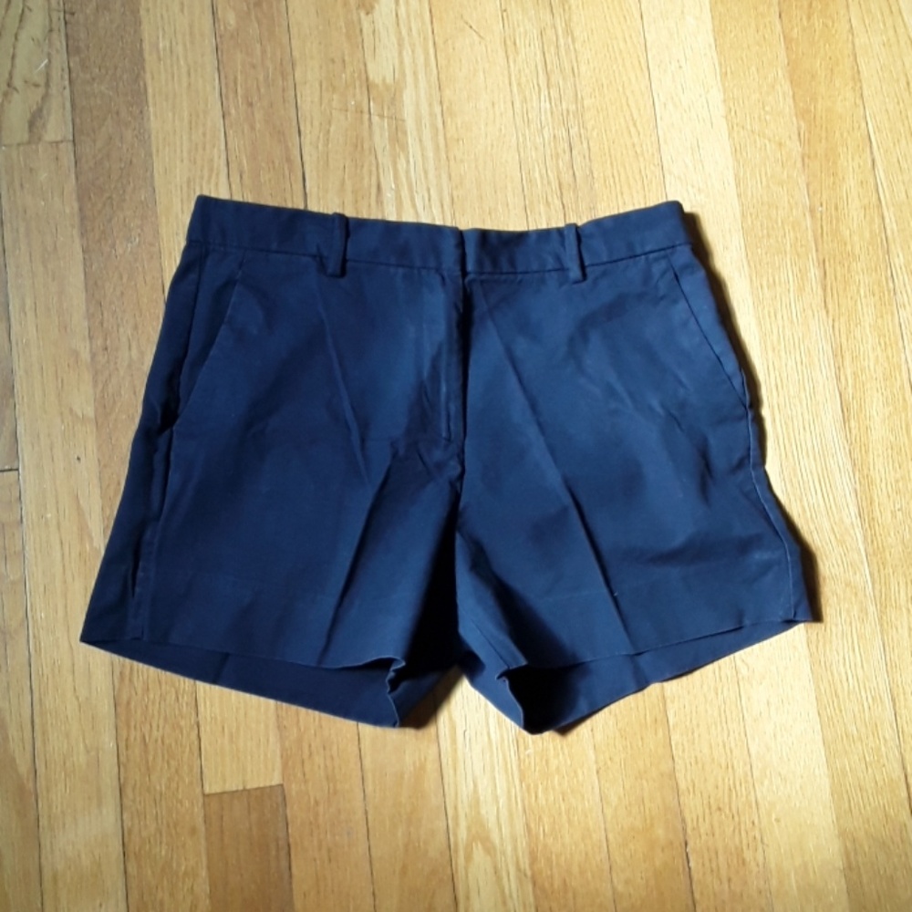 Indigo khaki shorts